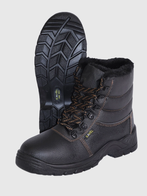 Ботинки рабочие высокий берц FOOTWEAR-УНИВЕР-ЗИМА, мет.подносок, иск. мех, ПУ