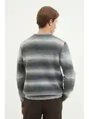 Черный джемпер с шерстью