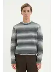 Черный джемпер с шерстью