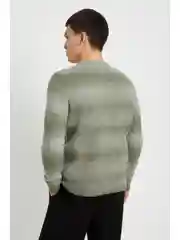 Хаки джемпер с шерстью