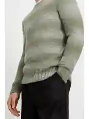 Хаки джемпер с шерстью