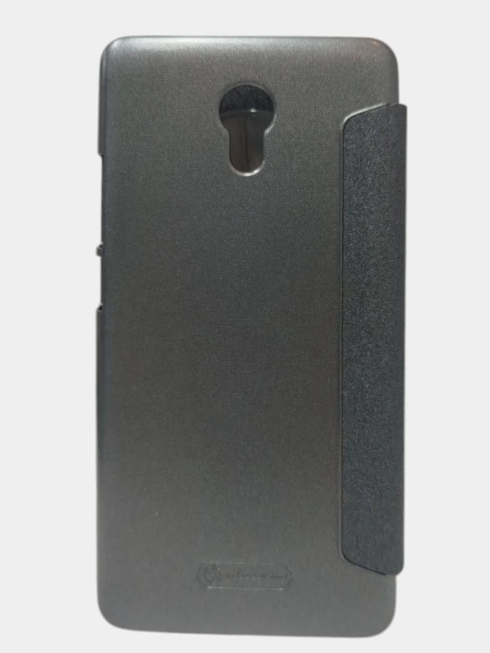 Серебряный чехол книжка без карточкой для meizu m3 note/ m5 note/ m3e