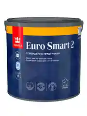 Краска моющаяся для стен и потолков Euro Smart-2 (Евро-2) TIKKURILA  2,7л белый (база А)