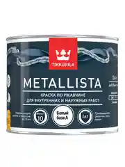 Краска для металла по ржавчине 3в1 Metallista TIKKURILA 0,4 л белая (база А)