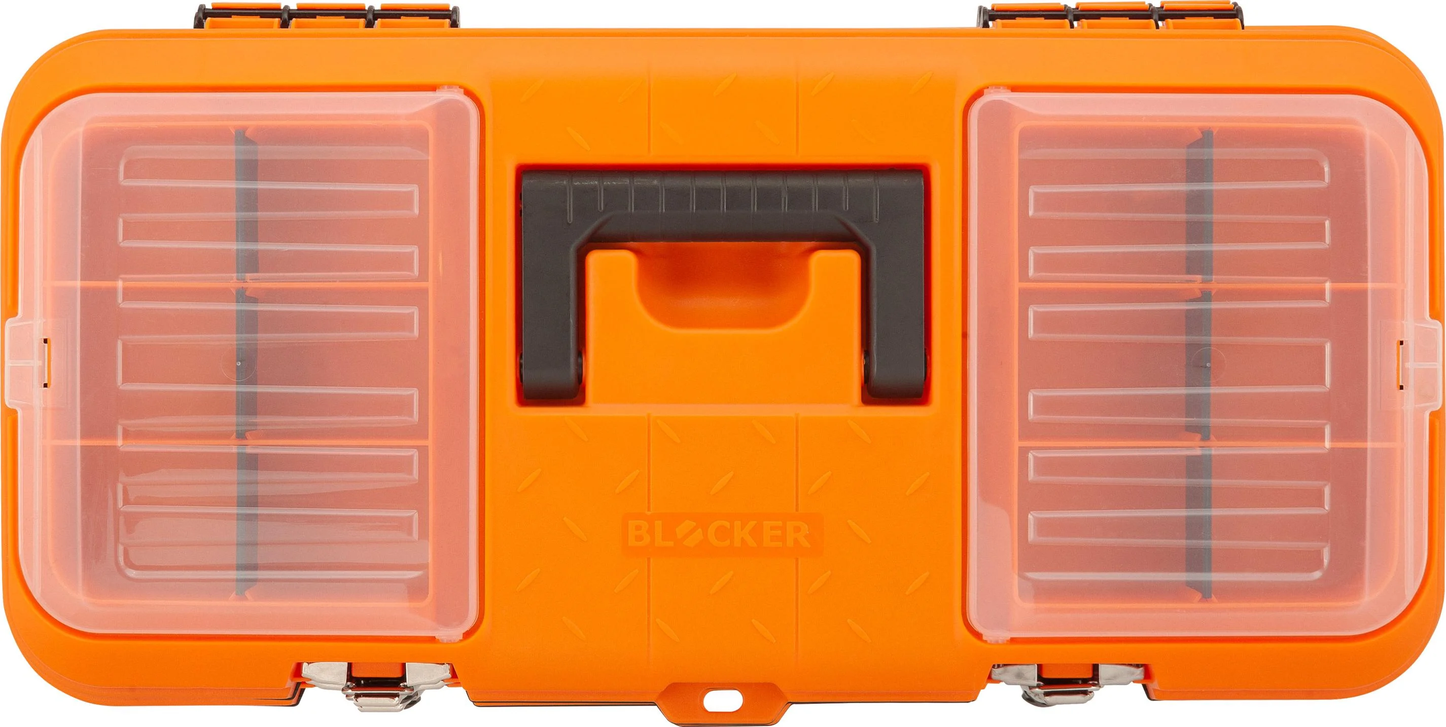 Ящик для инструментов Blocker Expert 22" с металлическими замками черный/оранжевый