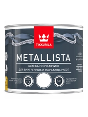 Краска для металла по ржавчине 3в1 Metallista TIKKURILA 0,4 л бесцветная (база С)