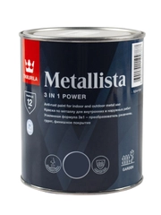 Краска для металла по ржавчине 3в1 Metallista TIKKURILA 0,8 л бесцветная (база С)