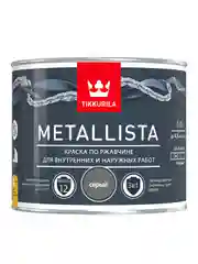 Краска для металла по ржавчине 3в1 Metallista TIKKURILA 0,4 л серая