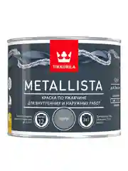 Краска для металла по ржавчине 3в1 Metallista TIKKURILA 0,4 л серебряная
