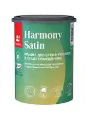 Краска интерьерная Tikkurila Harmony Satin, матовая, база А, белая, 0,9 л
