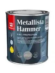 Краска для металла по ржавчине молотковая 3в1 Tikkurila Metallista Hammer, 0,8 л, база HC