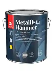 Краска для металла по ржавчине молотковая 3в1 Tikkurila Metallista Hammer, 2,3 л