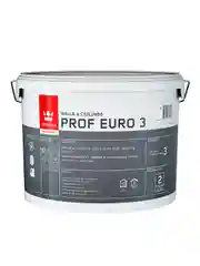 Краска интерьерная Prof Euro 3  TIKKURILA 9 л бесцветная (база С)