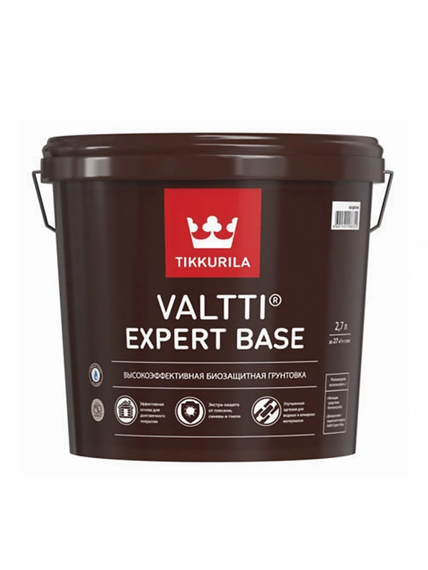 Грунт-антисептик Valtti Expert Base (Валтти Эксперт База) TIKKURILA 2,7л бесцветный