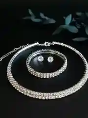 Белый комплект украшений из 2х/3х предметов