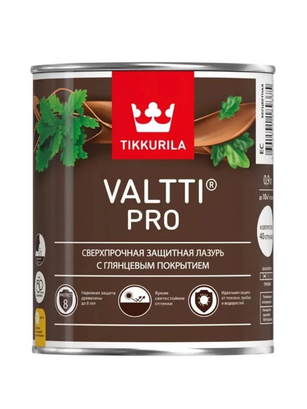 Антисептик для дерева Valtti Pro (Валтти Про) TIKKURILA  0,9л орегон