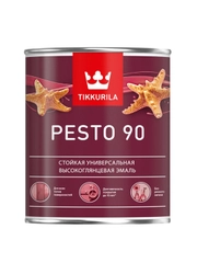 Эмаль высокоглянцевая Euro Pesto 90 (Песто 90) TIKKURILA 0,9 л белая (база А)