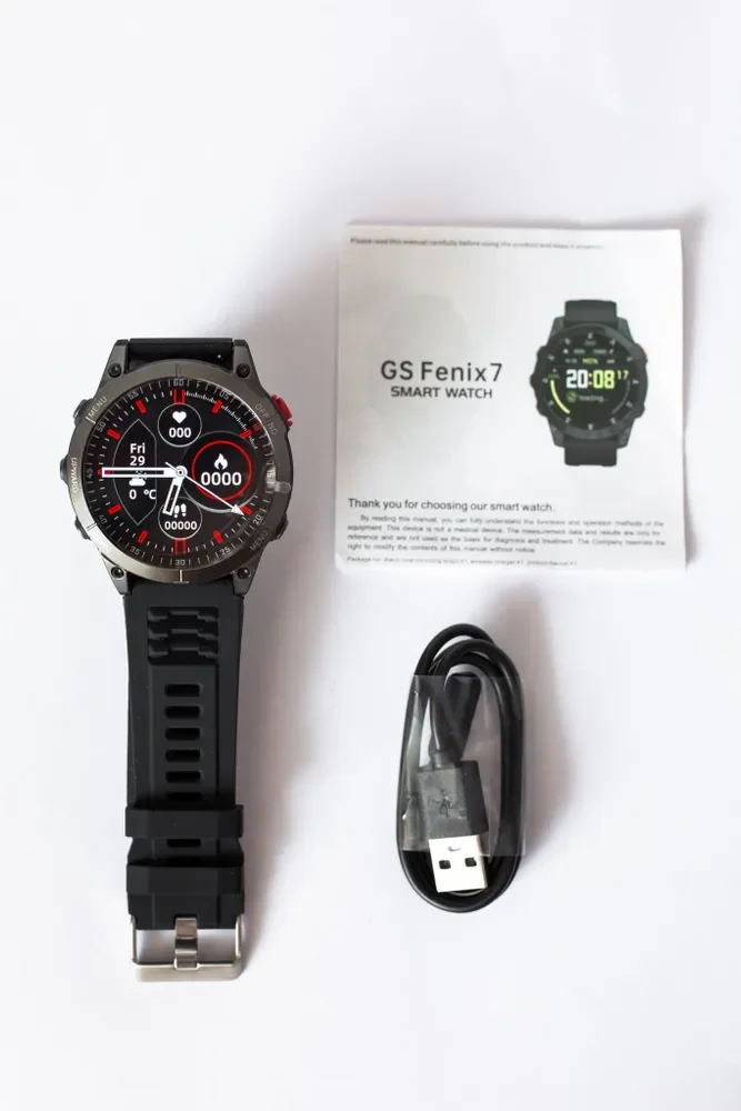 Черный смарт-часы GS FENIX 7