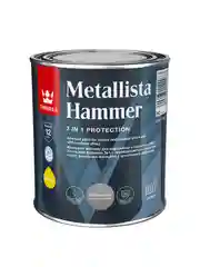 Краска для металла по ржавчине молотковая 3в1 Tikkurila Metallista Hammer, 2,3 л, база HC