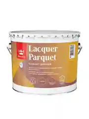Лак паркетный глянцевый Lacquer Parquet (Лакер Паркет) TIKKURILA 9 л бесцветный (база EP)