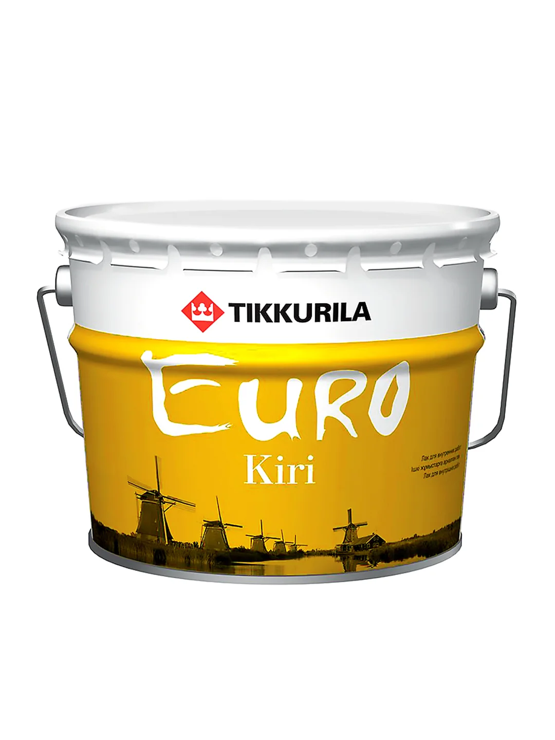 Лак паркетный глянцевый Lacquer Parquet (Лакер Паркет) TIKKURILA 9 л бесцветный (база EP)