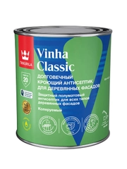 Антисептик для деревянных фасадов Tikkurila Vinha Classic, полуматовый, , 0,9 л
