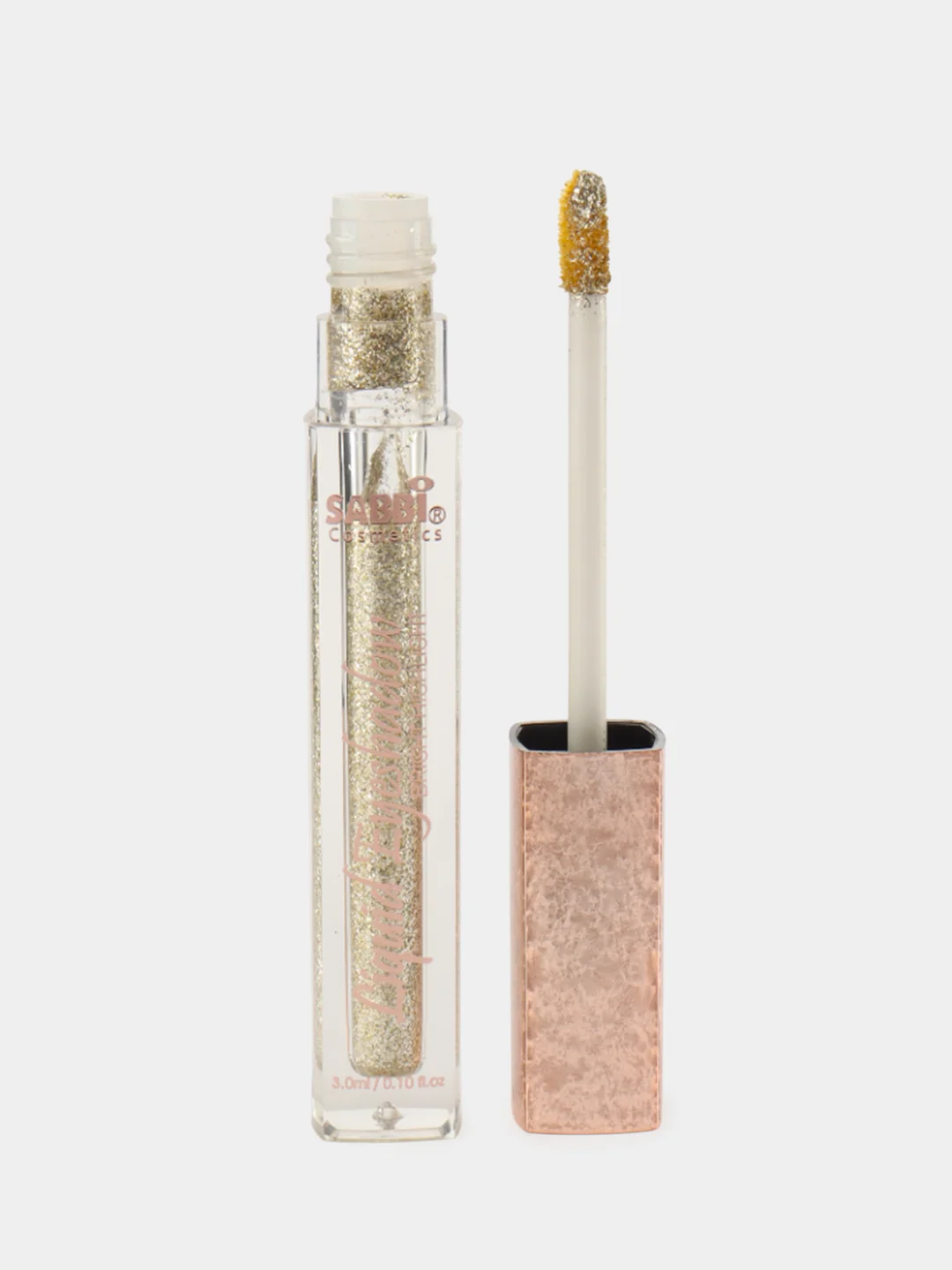 Золотой тени для глаз Liquid Eyeshadow, жидкие, с блестками