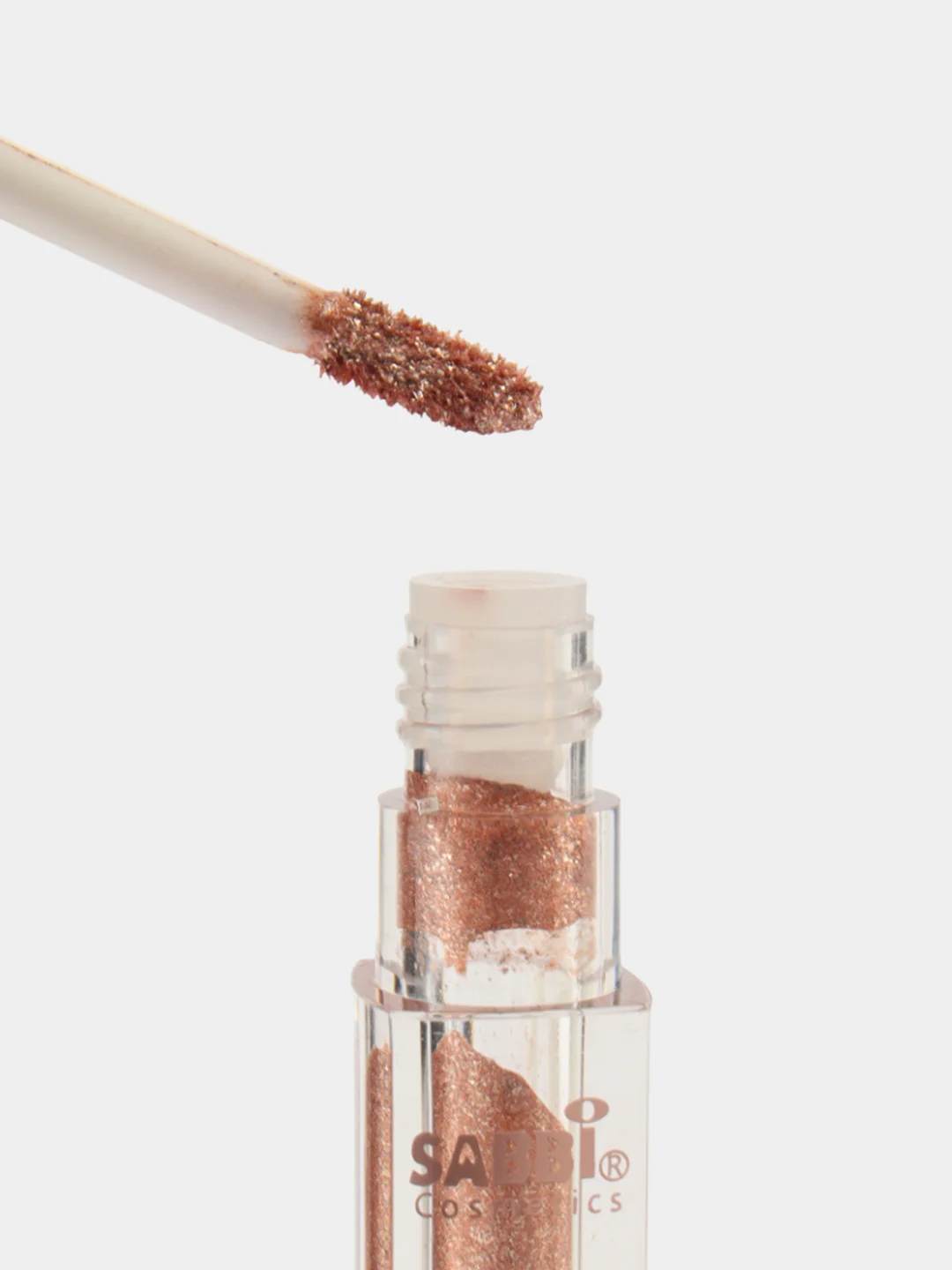Светло-коричневый тени для глаз Liquid Eyeshadow, жидкие, с блестками