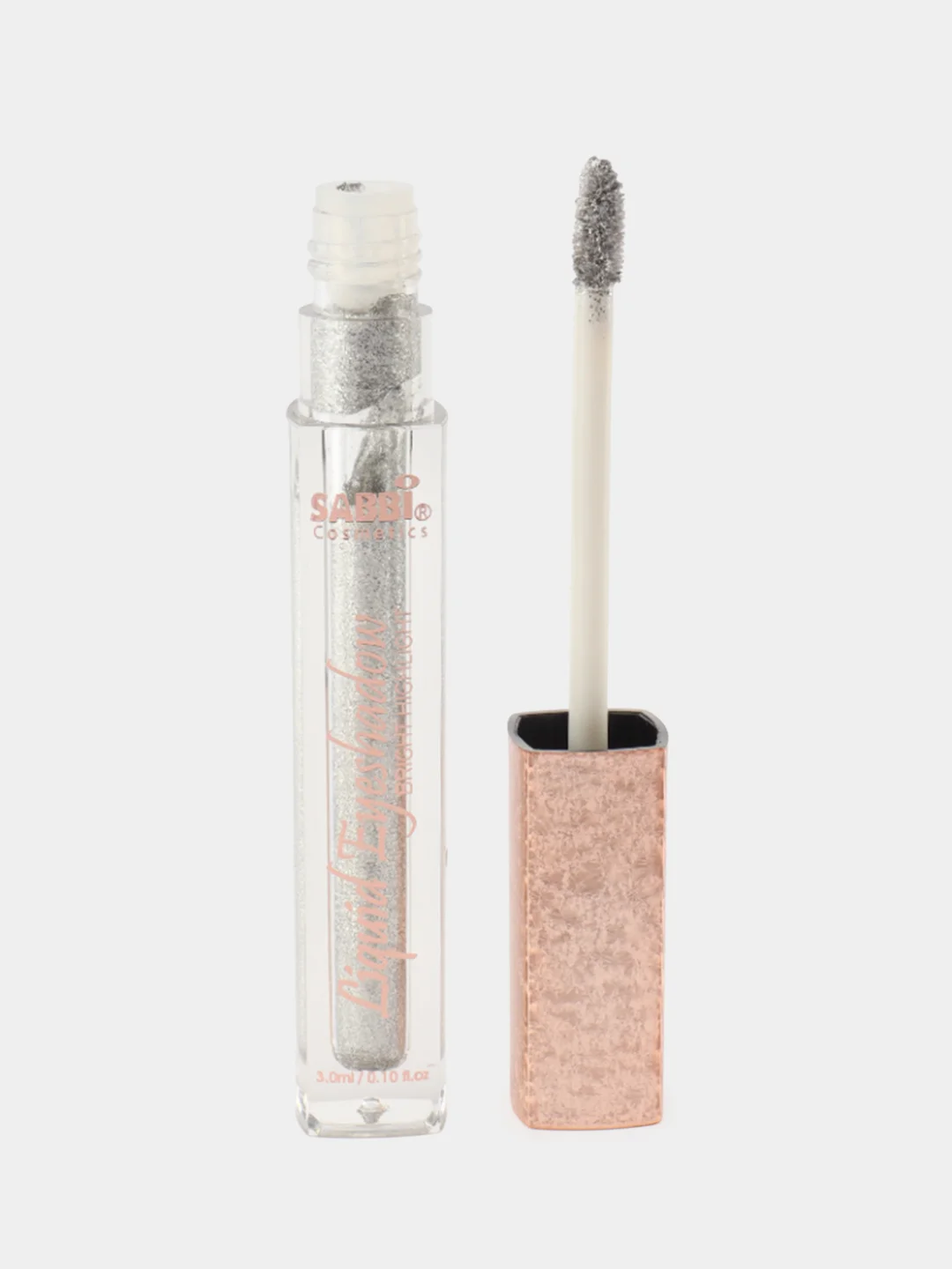 Серебряный тени для глаз Liquid Eyeshadow, жидкие, с блестками