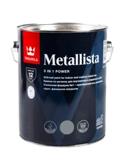 Краска для металла по ржавчине 3в1 Metallista TIKKURILA  2,3 л серебряная