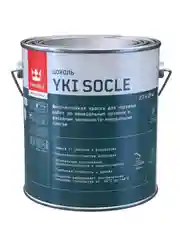 Краска для цоколя щелочестойкая Tikkurila Yki Socle (Юки), матовая, база A, белая, 2,7 л