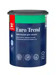 Краска интерьерная для обоев и стен Euro Trend TIKKURILA 0,9 л бесцветная (база C)