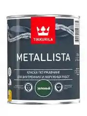 Краска для металла по ржавчине 3в1 Metallista TIKKURILA 0,9 л зелёная