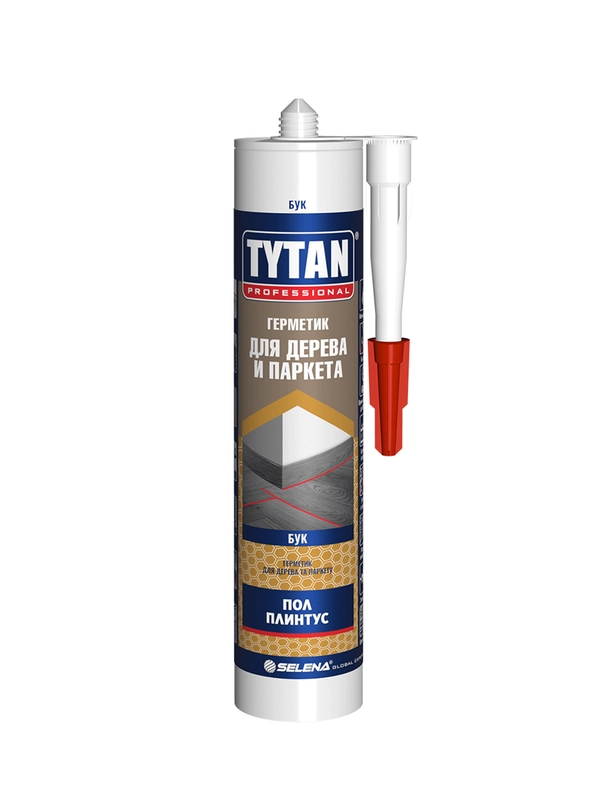 Герметик акриловый для дерева и паркета Tytan Professional 50738, 280 мл, бук