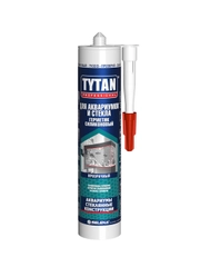 Силиконовый герметик для аквариумов и стекла Tytan Professionаl, 280 мл, прозрачный