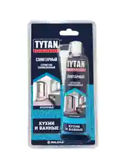 Силиконовый санитарный герметик Tytan Professional, 85 мл, прозрачный
