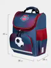 Рюкзак школьный Пифагор 1 отделение, 3 кармана, эргономичная спинка, Champion, 270685
