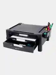 Подставка Brauberg, 513791, для ноутбука, монитора, планшета, телефона, столик, 3 ящика