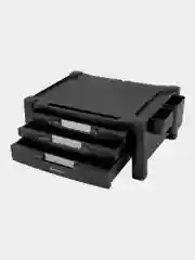 Подставка Brauberg, 513791, для ноутбука, монитора, планшета, телефона, столик, 3 ящика