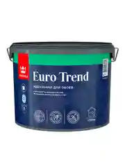 Краска интерьерная для обоев и стен Euro Trend (Евро Тренд) TIKKURILA 9л белый (база А)