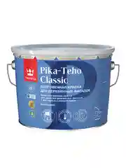 Краска для деревянных фасадов Tikkurila Pika-Teho Classic, матовая, база А, белая, 9 л