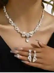 Серебряный комплект украшений из 2х/3х предметов