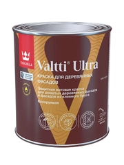 Краска для деревянных фасадов Tikkurila Valtti Ultra, матовая, база А, белая, 0,9 л