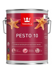 Эмаль алкидная стойкая матовая Pesto 10 (Песто 10) TIKKURILA 2,7 л бесцветная (база С)