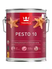 Эмаль алкидная стойкая матовая Pesto 10 (Песто 10) TIKKURILA 2,7 л бесцветная (база С)