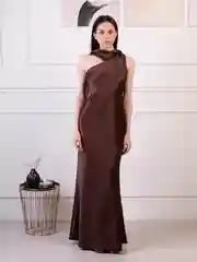 Шоколадный платье женское праздничное, вечернее, новогоднее