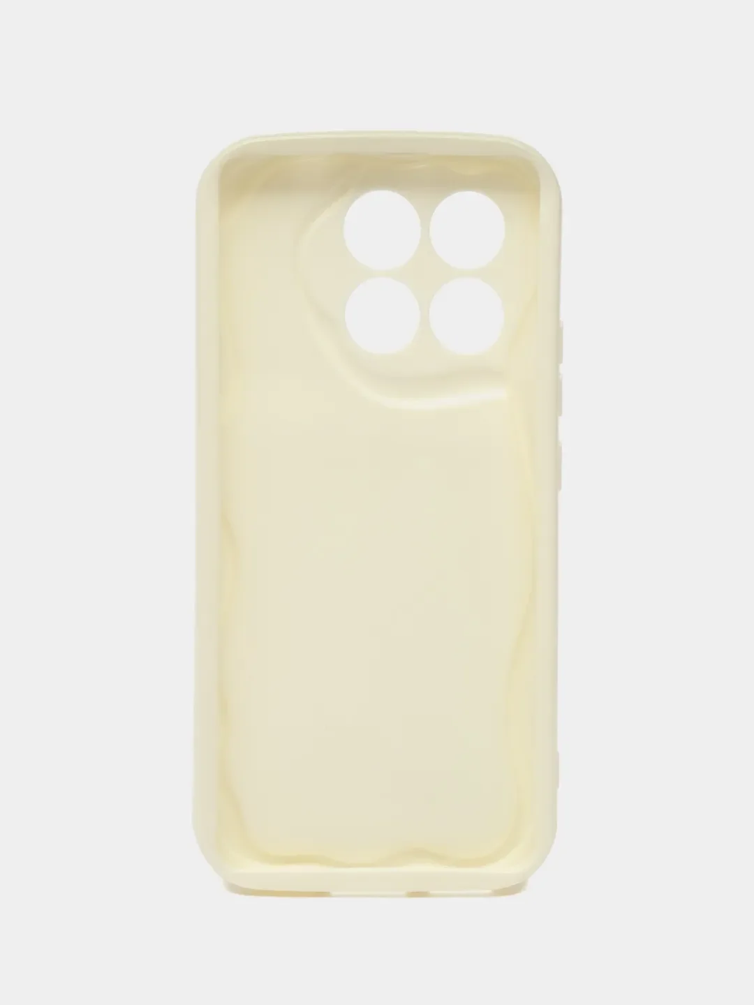 Молочный чехол для Xiaomi Poco X6 Pro / Redmi K70E (Поко 6 про), прозрачный противоударный