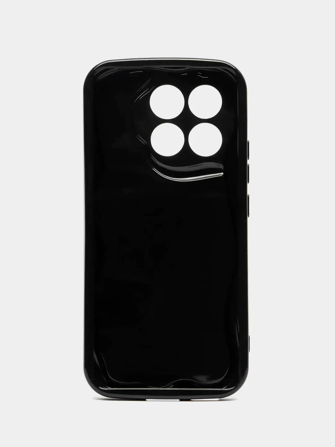 Черный чехол для Xiaomi Poco X6 Pro / Redmi K70E (Поко 6 про), прозрачный противоударный