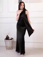 Черный платье женское праздничное, вечернее, новогоднее