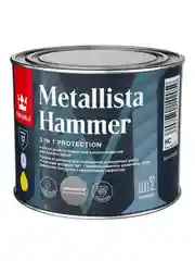 Краска для металла по ржавчине молотковая 3в1 Tikkurila Metallista Hammer, 0,4 л, база HC